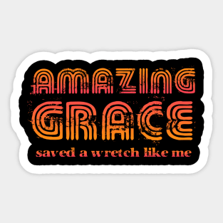 Amazing Grace Sticker